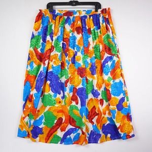 Vintage Natalie II Colorful Maxi Skirt Size 40